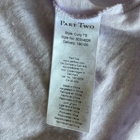 Part Two…100% Linen Top - Picture 6 of 6